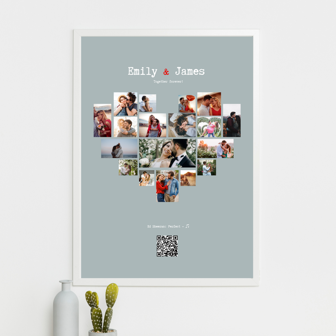 Heart Frame with QR Code